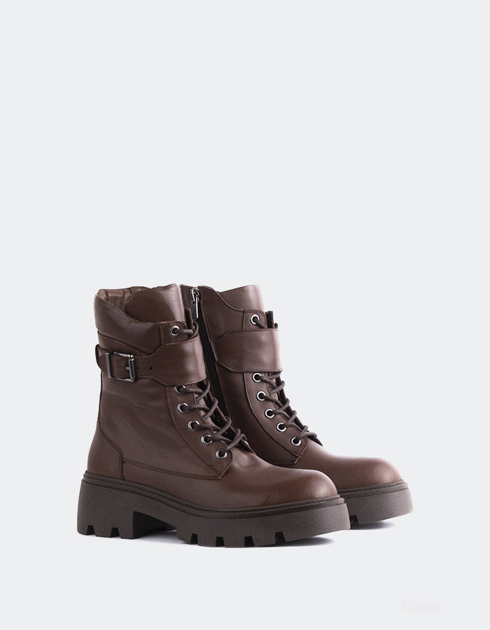 L'intervalle Flensburg Brun Cuir Brun