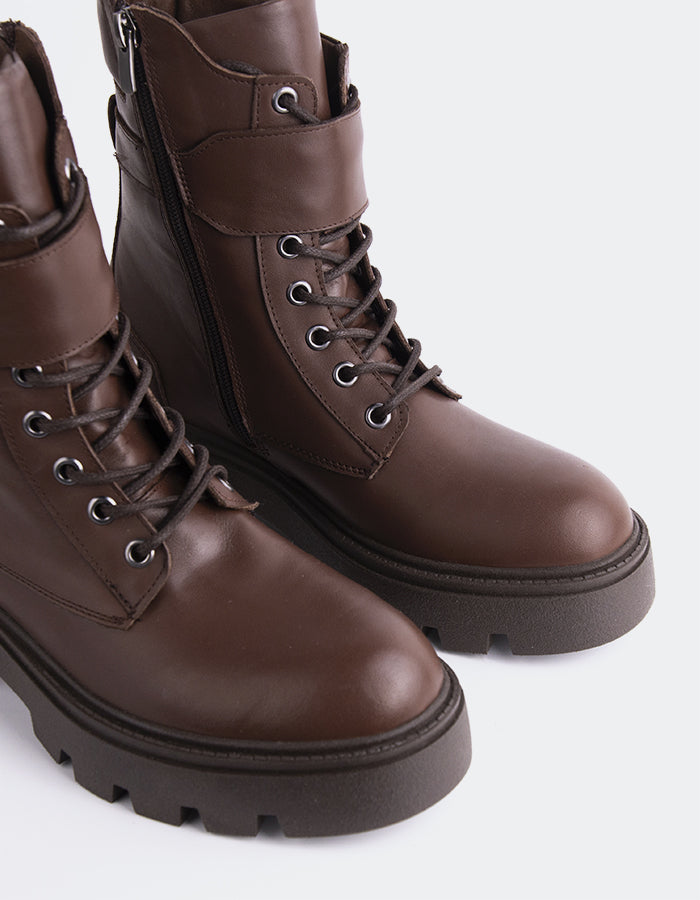 L'intervalle Flensburg Brun Cuir Brun