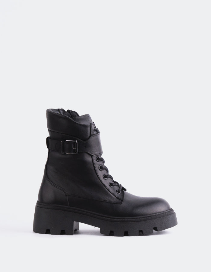 l'intervalle Flensburg Noir Cuir Noir