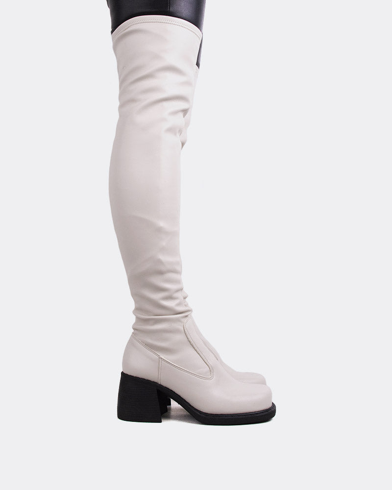 l'intervalle Fontaine Blanc Cassé Stretch Blanc