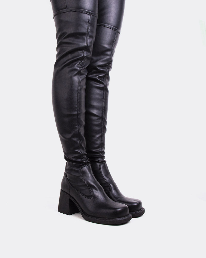 L'intervalle Fontaine Noir Stretch Noir