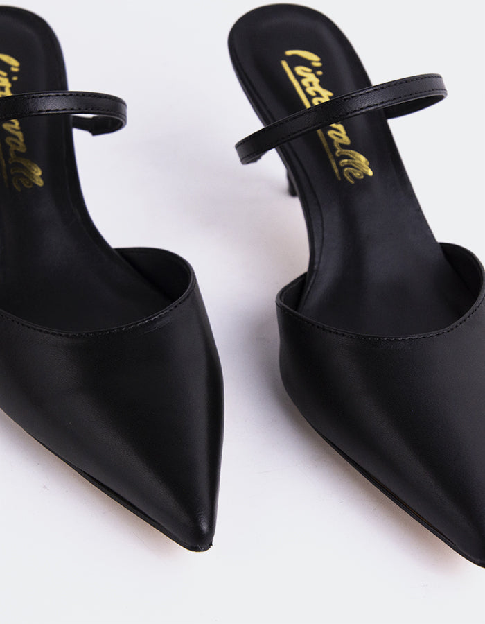 L'intervalle Forsythia Noir Cuir Noir