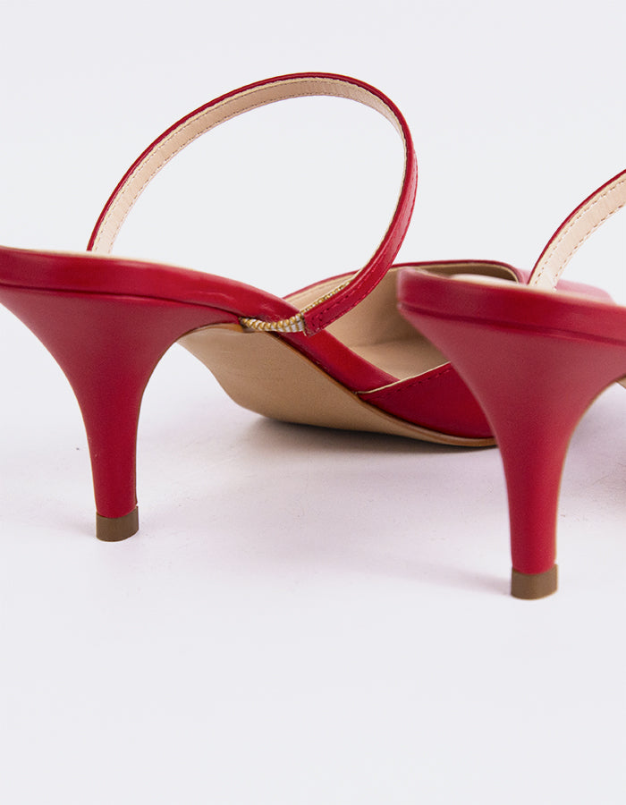 L'intervalle Forsythia Rouge Cuir Rouge