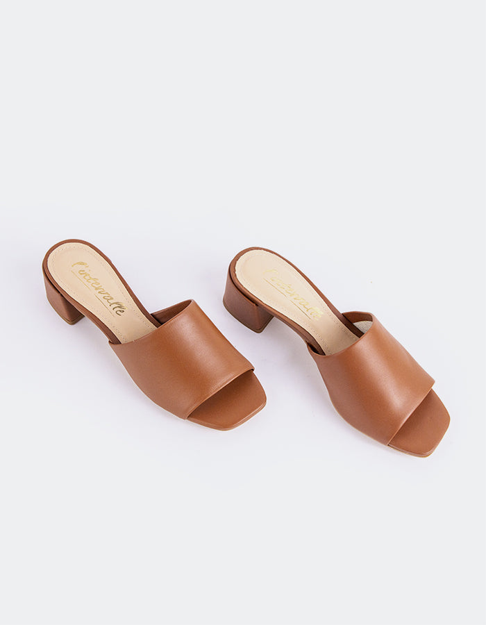 L'intervalle Fortunata Cuir Cognac Brun