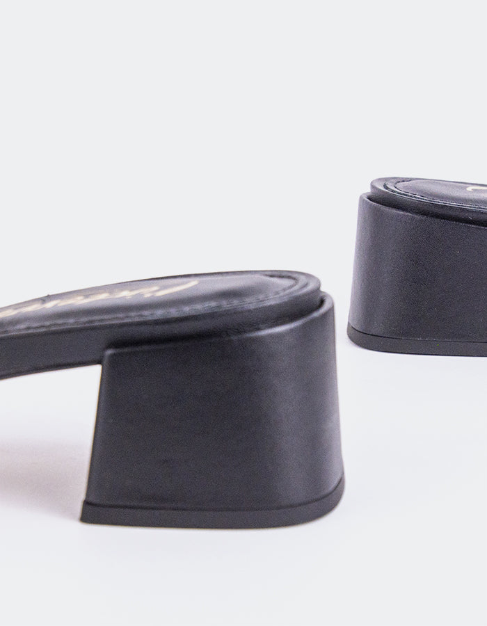 L'intervalle Fortunata Noir Cuir Noir