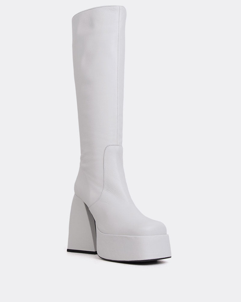L'intervalle Freaky Blanc Cuir Blanc