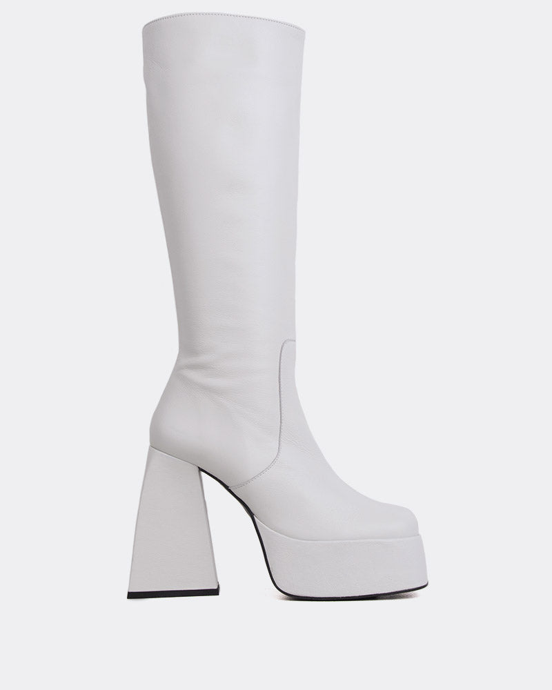 L'intervalle Freaky Blanc Cuir Blanc