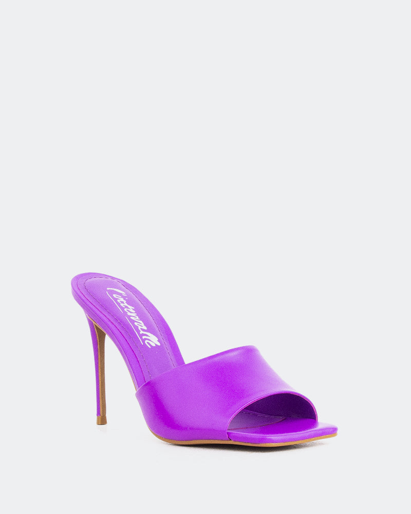 L'intervalle Fuego Mauve Cuir/Cuir Violet Mauve