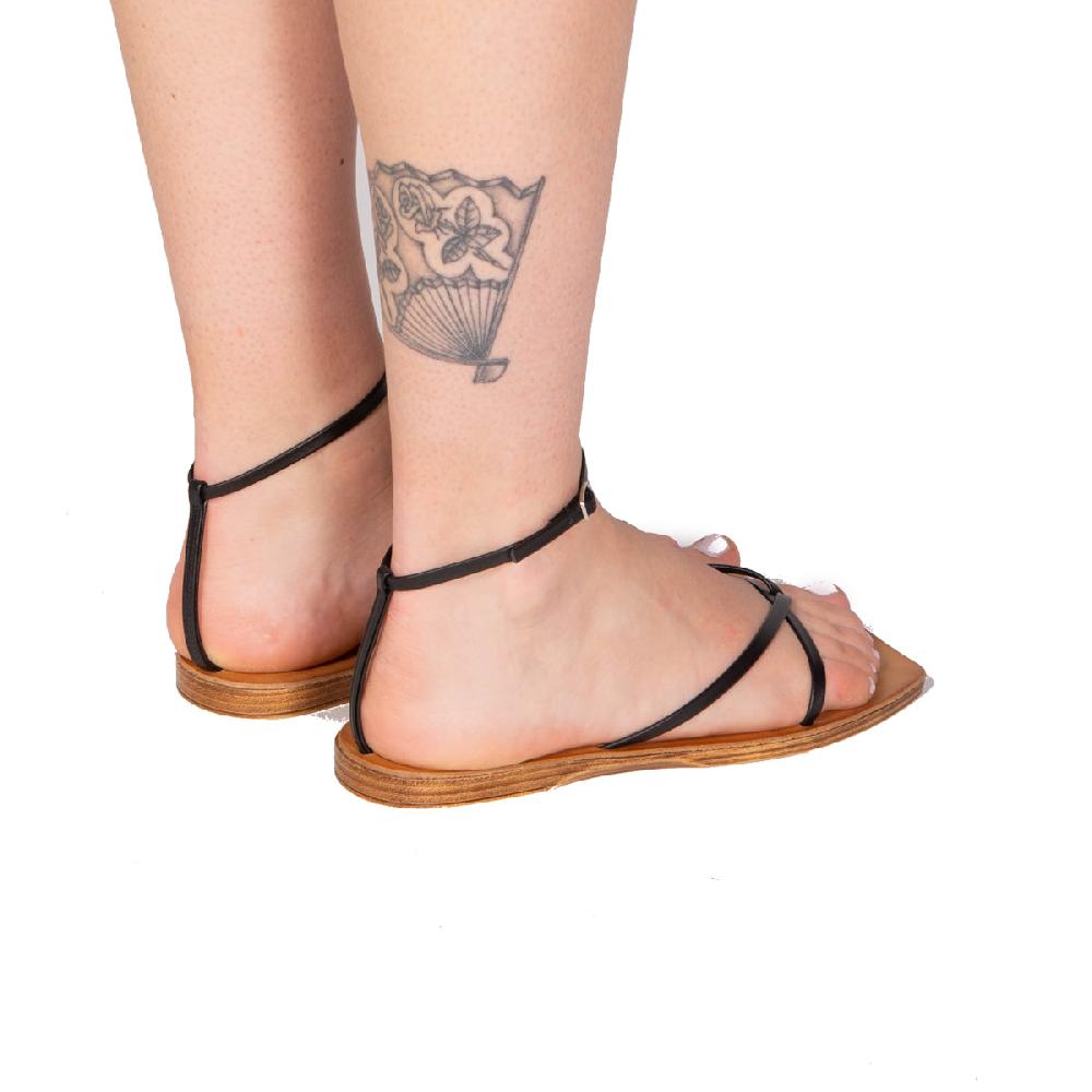 L'intervalle Fujo Noir Cuir Noir