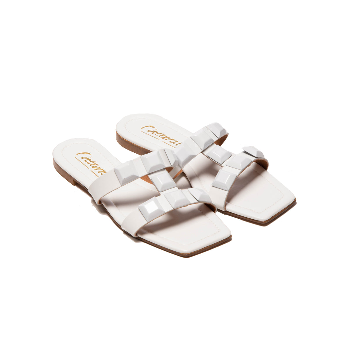 L'intervalle Galia Blanc Cuir Blanc