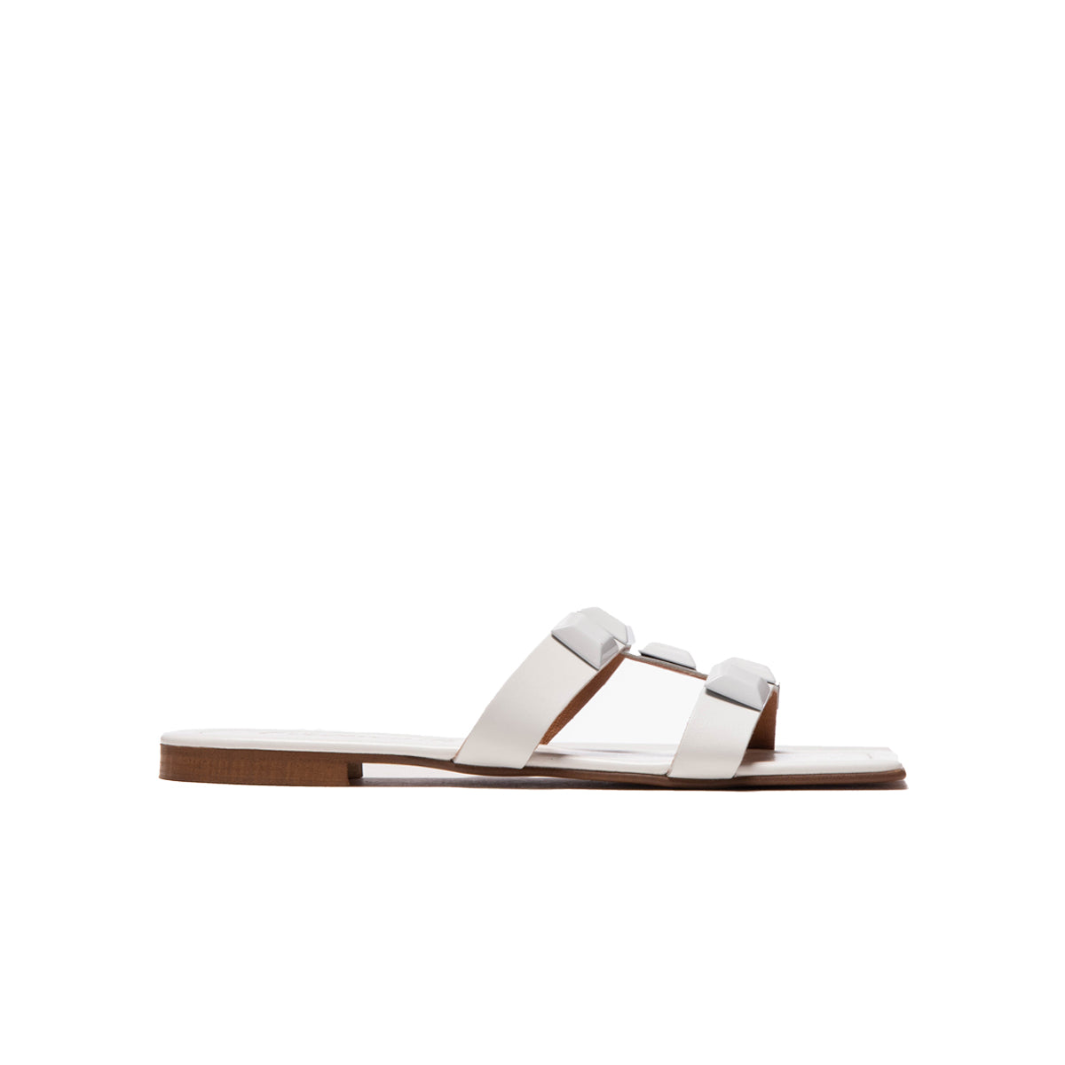 L'intervalle Galia Blanc Cuir Blanc