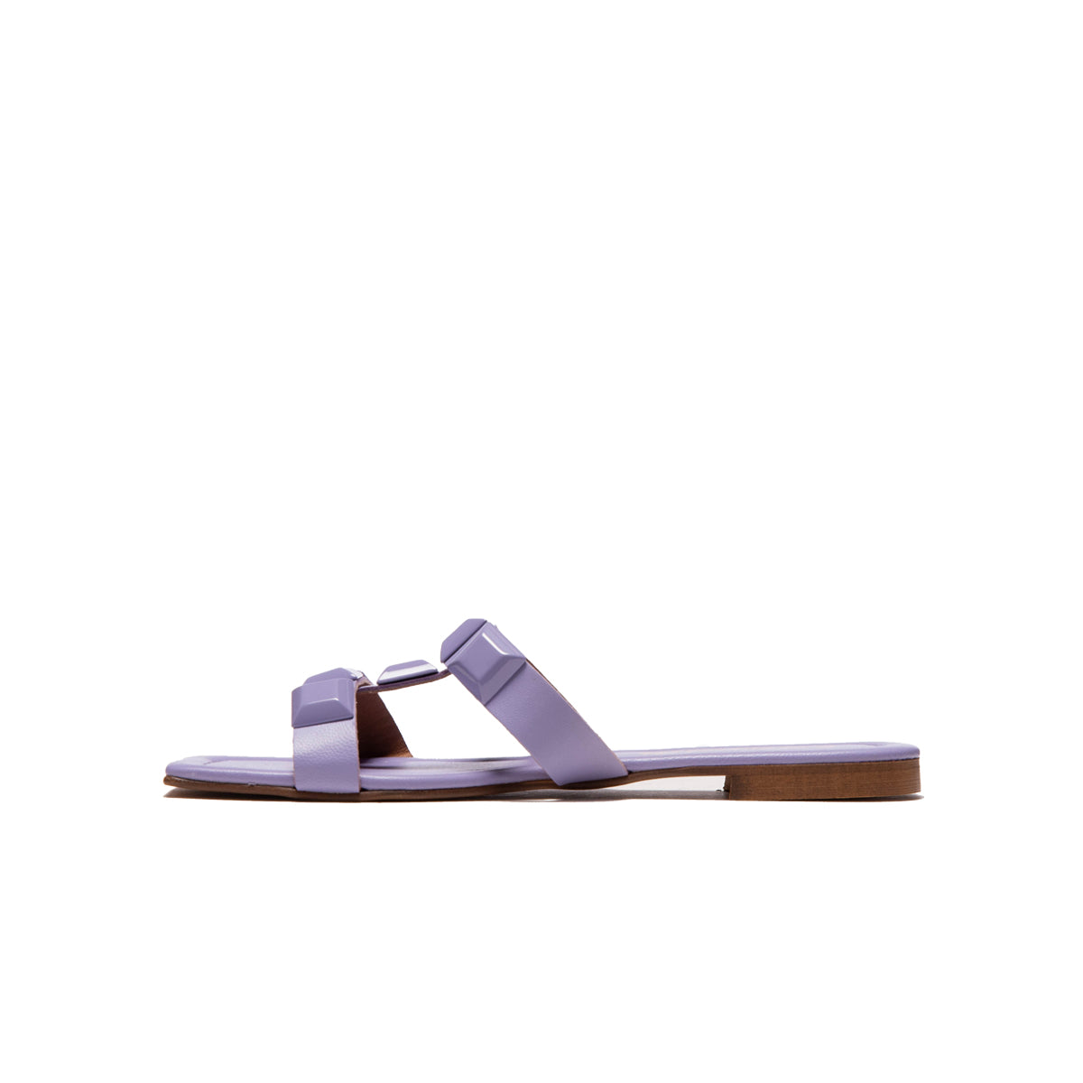 L'intervalle Galia Cuir Lilas Mauve