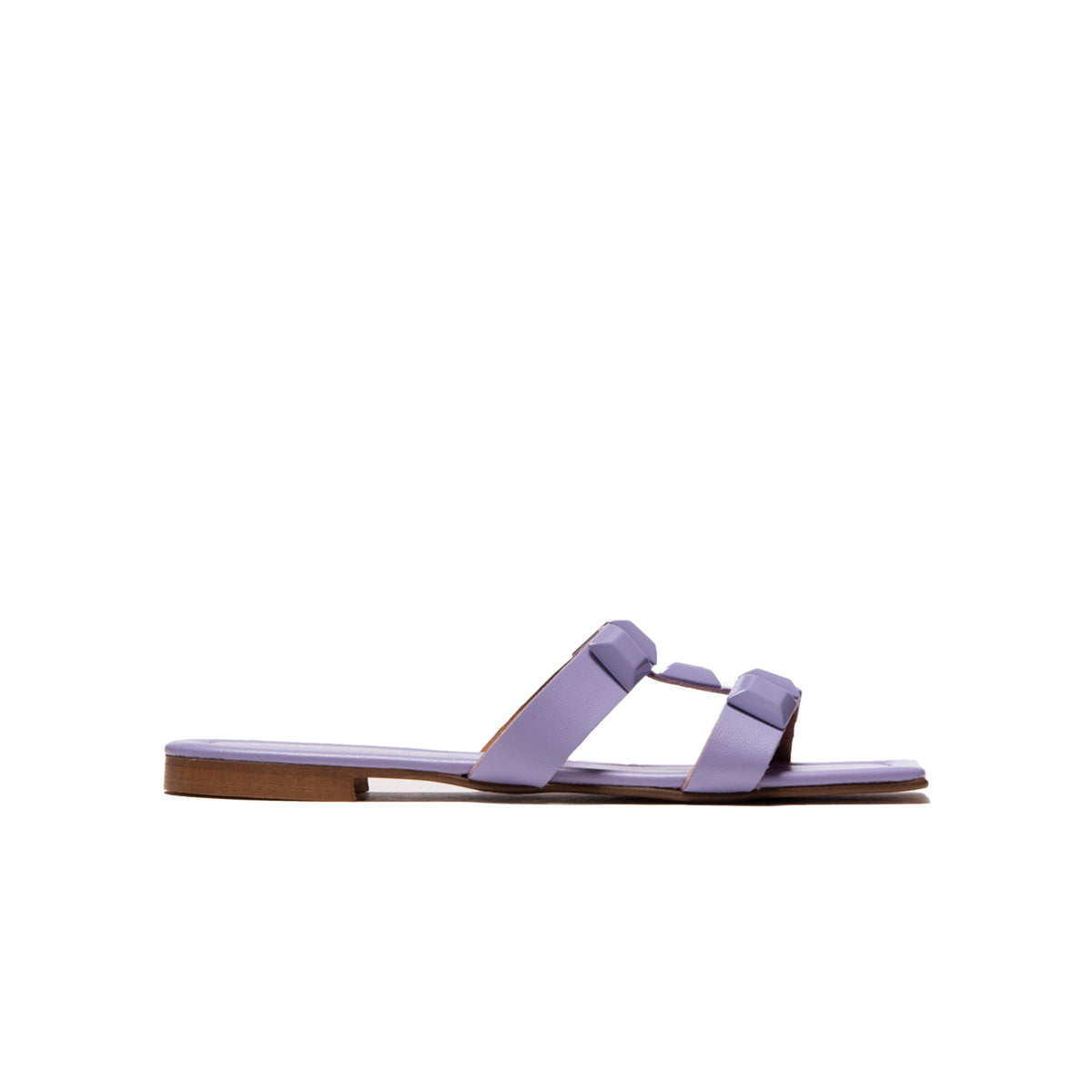 l'intervalle Galia cuir lilas Mauve
