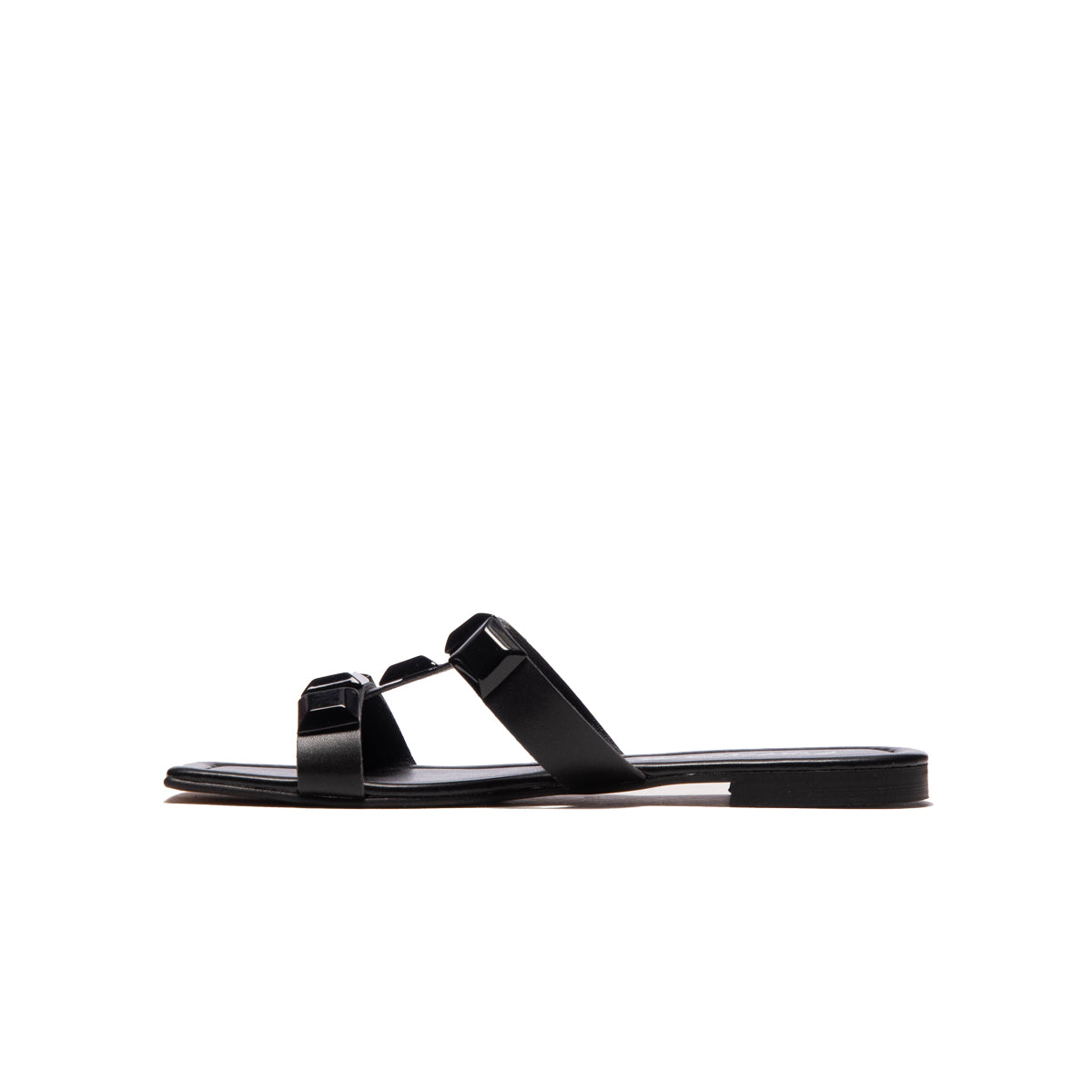 L'intervalle Galia Noir Cuir Noir