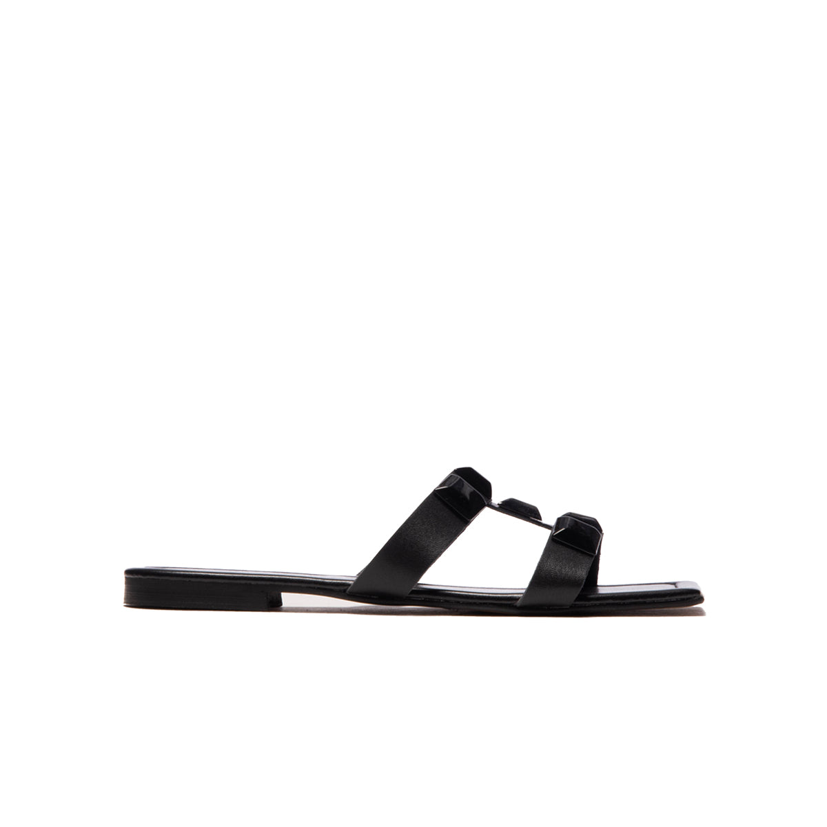 l'intervalle Galia Noir Cuir Noir