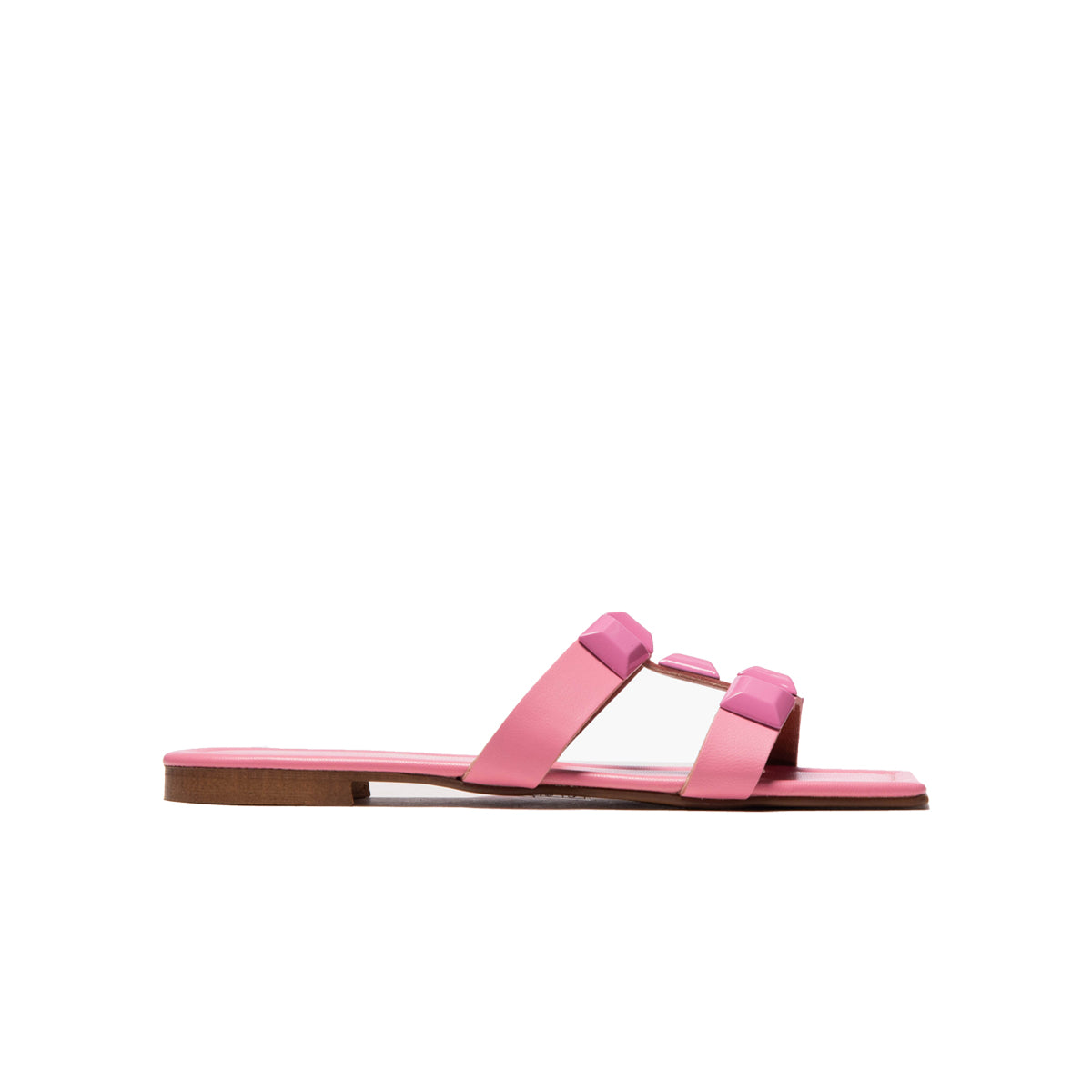 l'intervalle Galia Rose Cuir Rose