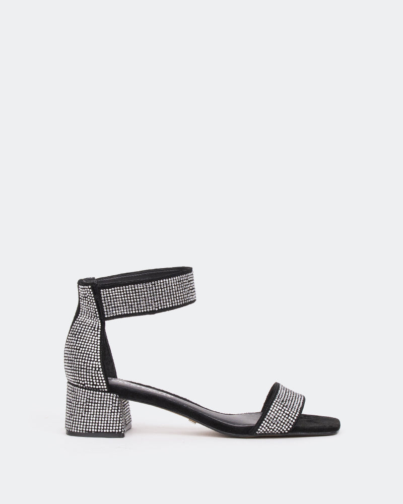 l'intervalle Garcelle Noir Suède /Suède Noir Noir