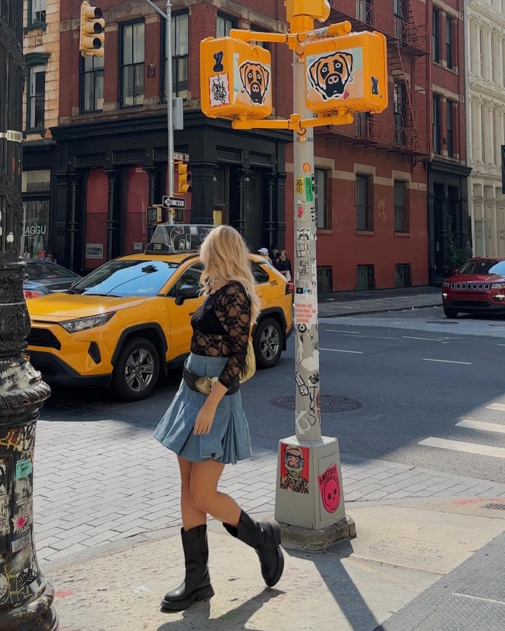 L'intervalle Gaulle Noir Cuir Noir