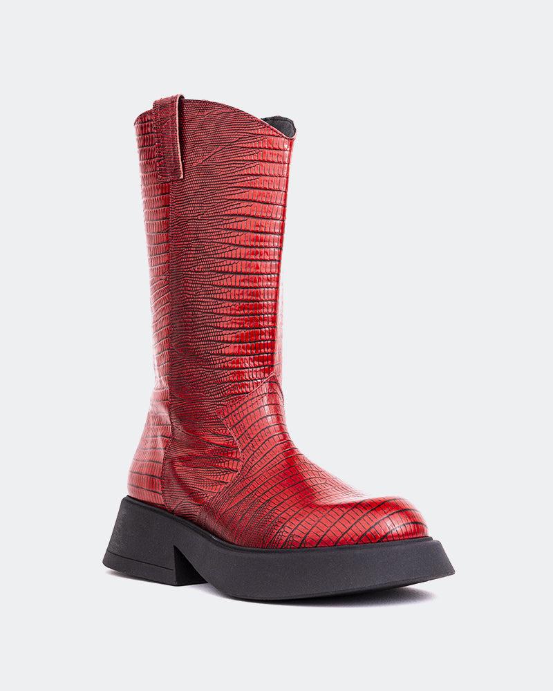 L'intervalle Gaulle Rouge Cuir Rouge