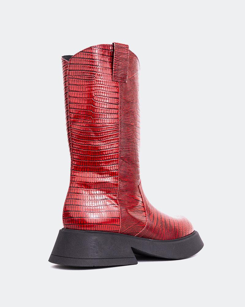 L'intervalle Gaulle Rouge Cuir Rouge