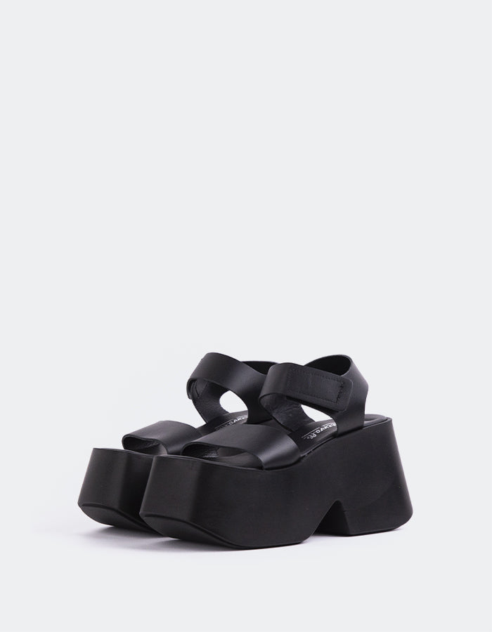 L'intervalle Gentil Noir Cuir Noir