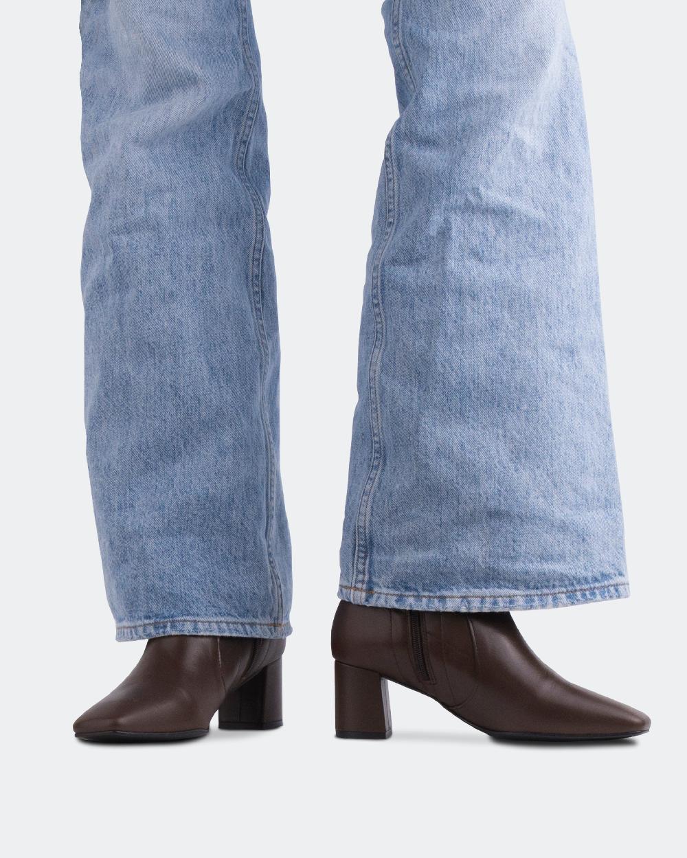 L'intervalle Gillian Brun Cuir Brun