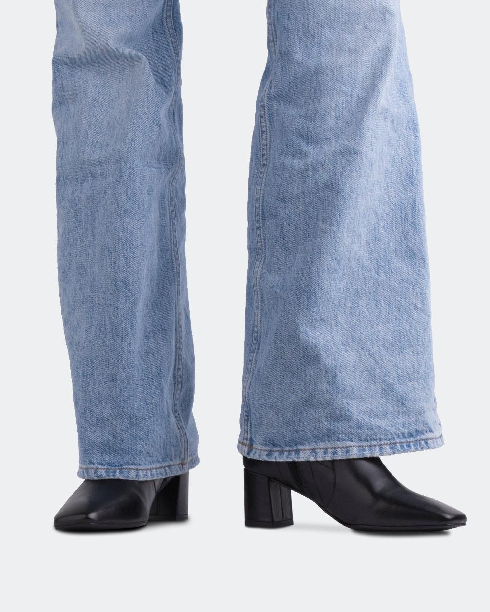 L'intervalle Gillian Noir Cuir Noir