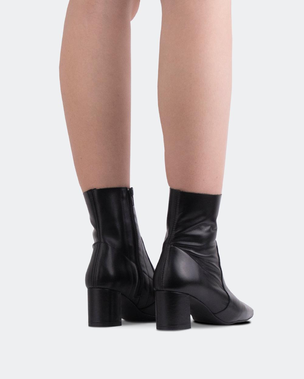 L'intervalle Gillian Noir Cuir Noir