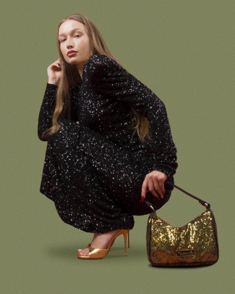 L'intervalle Gionna Or Paillettes Or