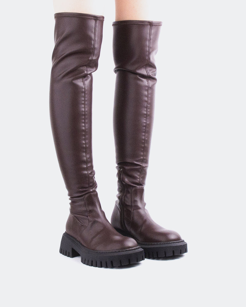 L'intervalle Gironde Brun Stretch Brun