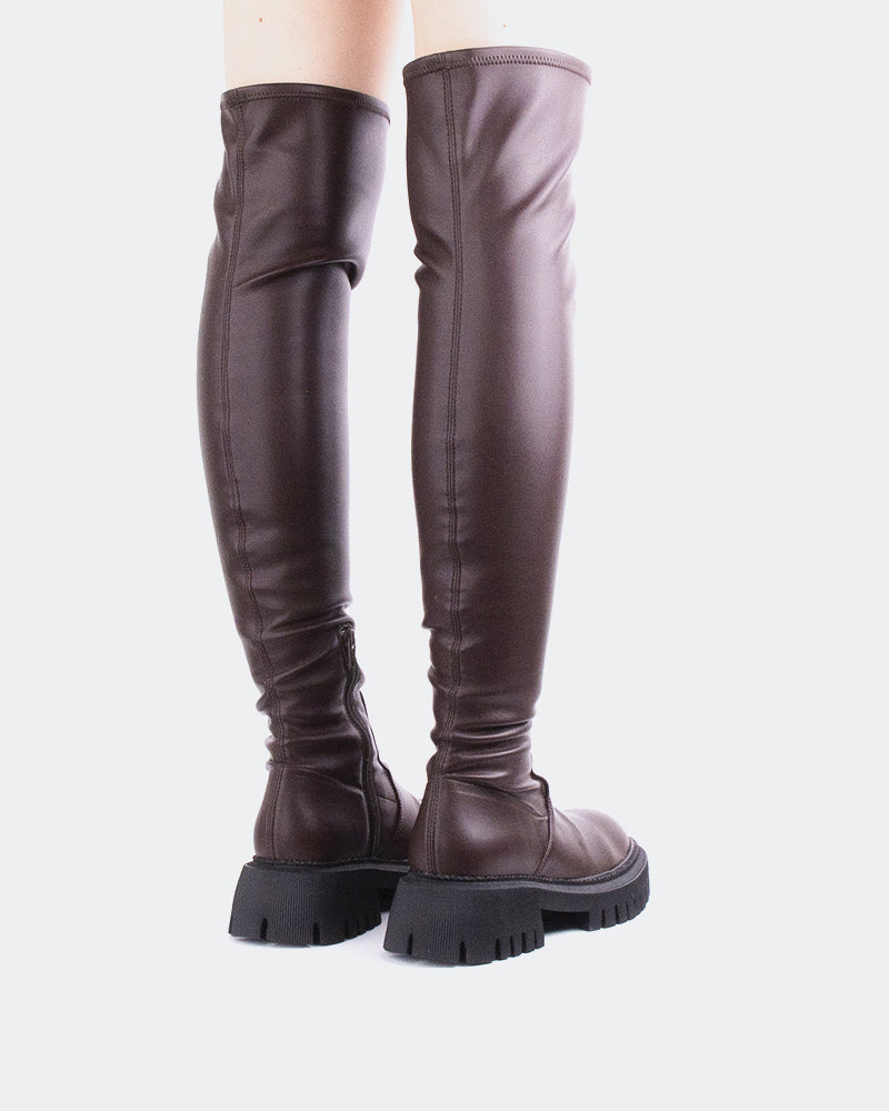 L'intervalle Gironde Brun Stretch Brun