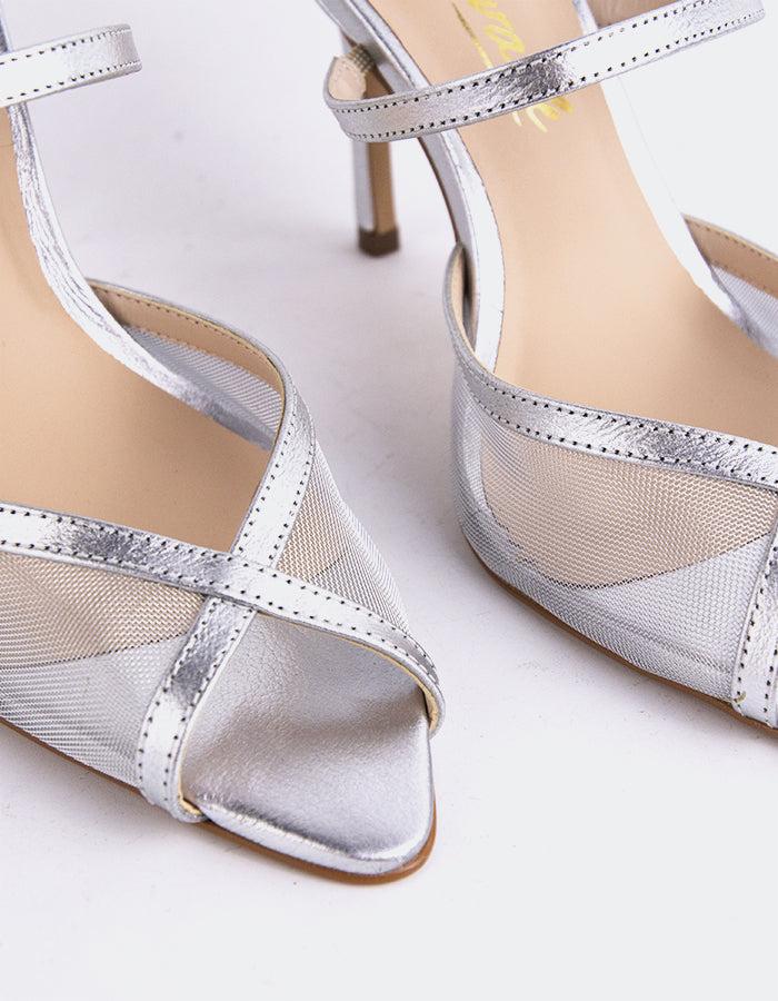 L'intervalle Gloxinia Argent Metal Argent