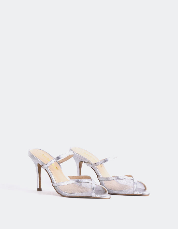 L'intervalle Gloxinia Argent Metal Argent