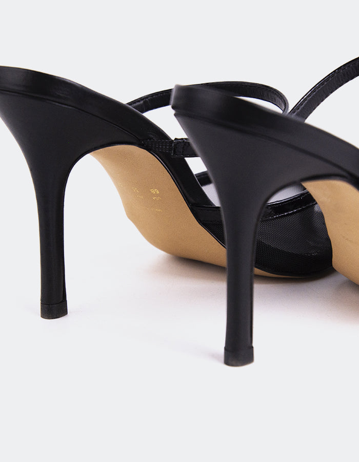 L'intervalle Gloxinia Noir Cuir Noir