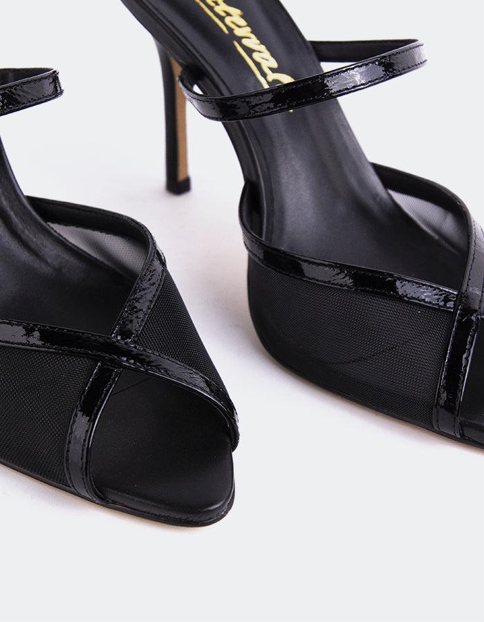 L'intervalle Gloxinia Noir Cuir Noir