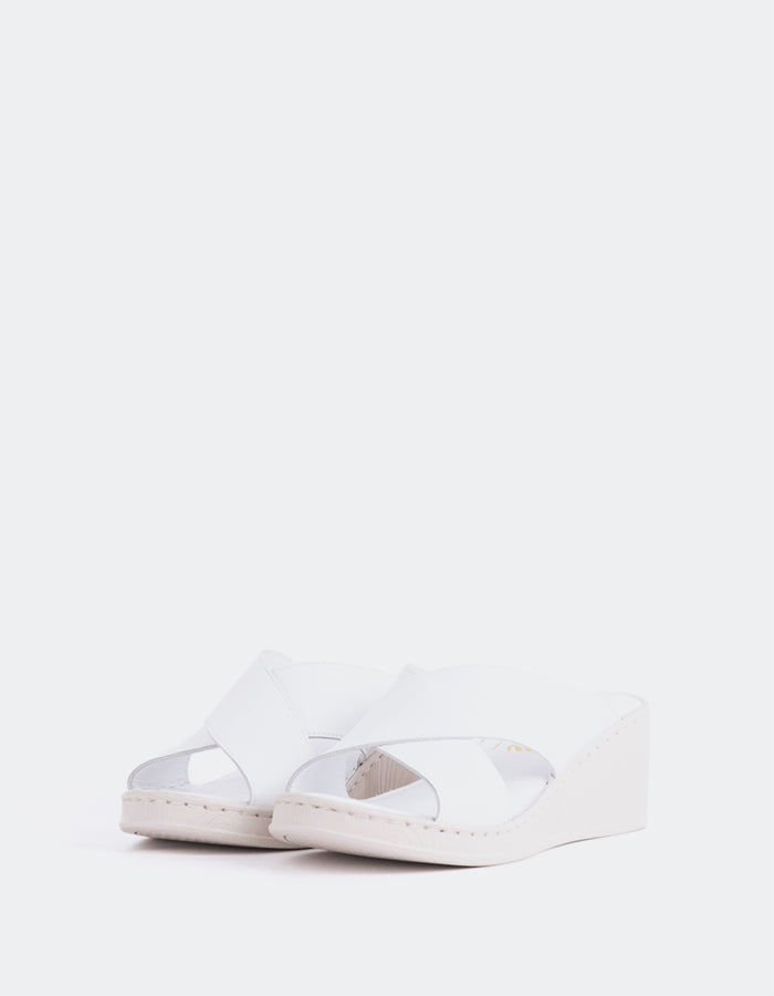 L'intervalle Govina Cuir Blanc Blanc