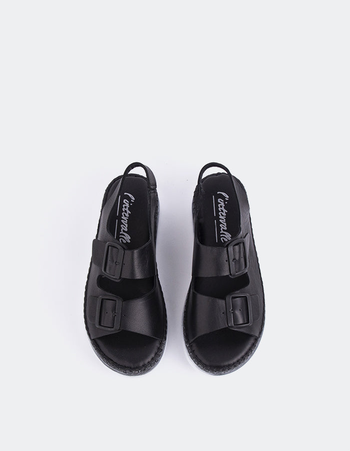 L'intervalle Grafton Noir Cuir Noir