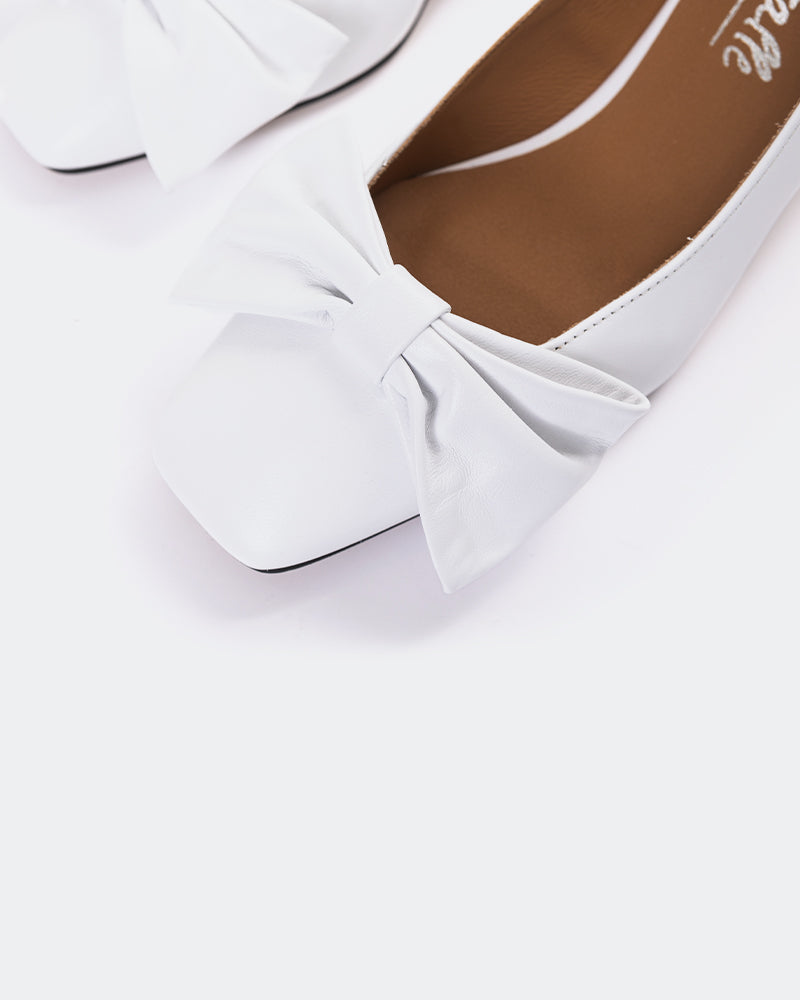 L'intervalle Grasten Blanc Cuir Blanc