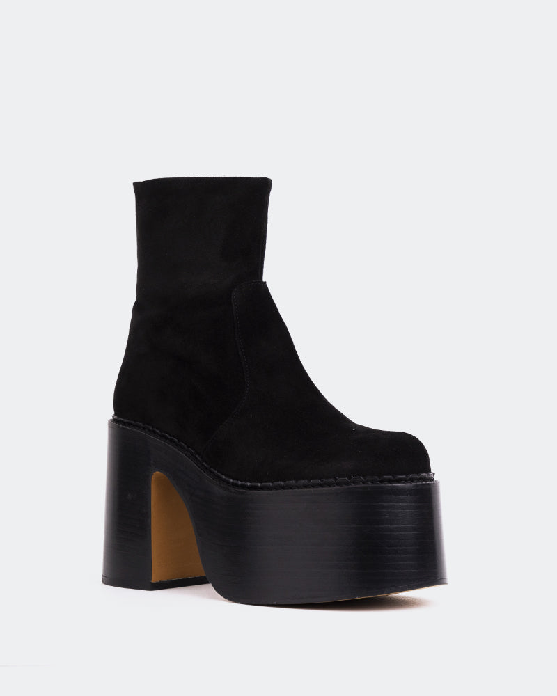 L'intervalle Gunner Noir Suède Noir