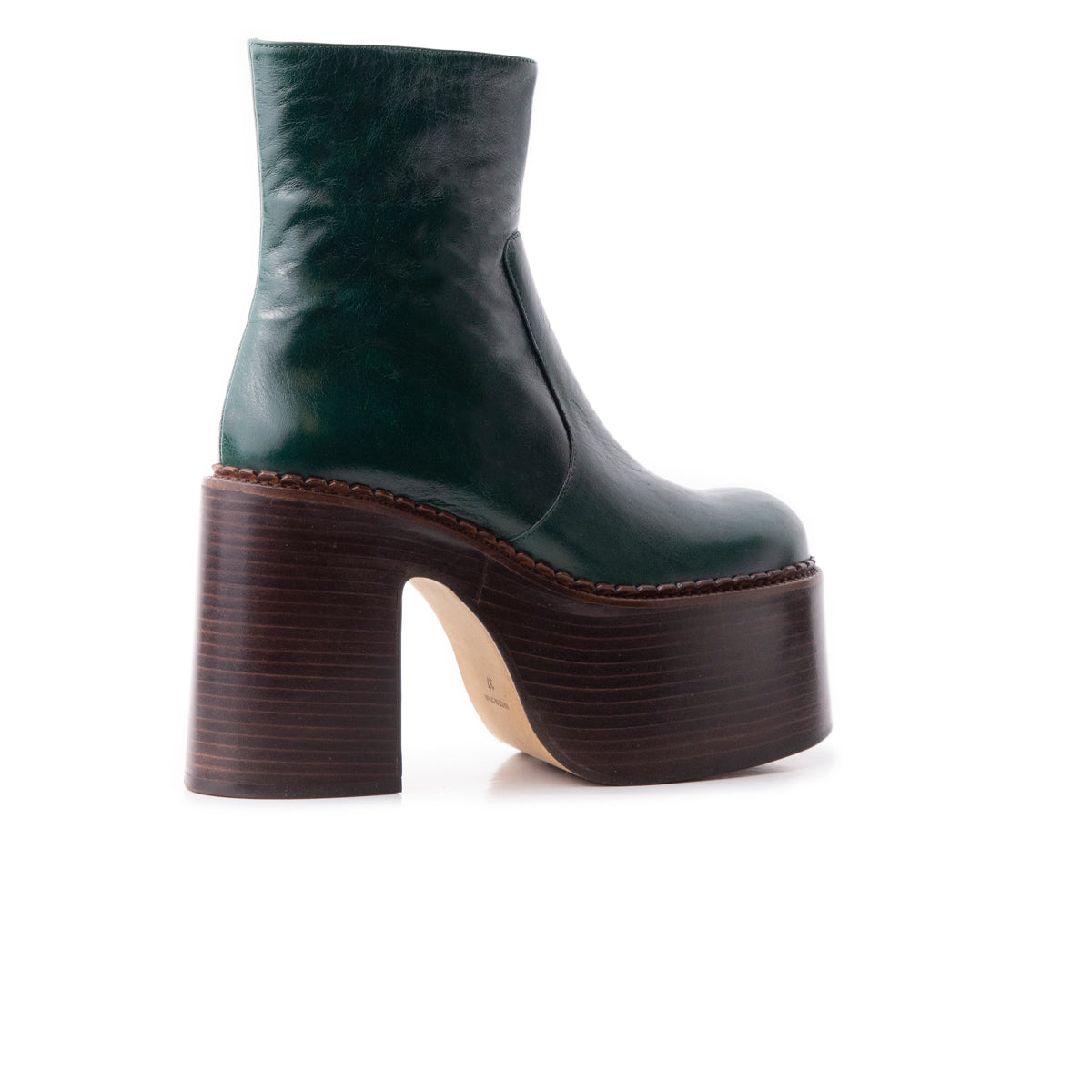 L'intervalle Gunner Vert Cuir Vert