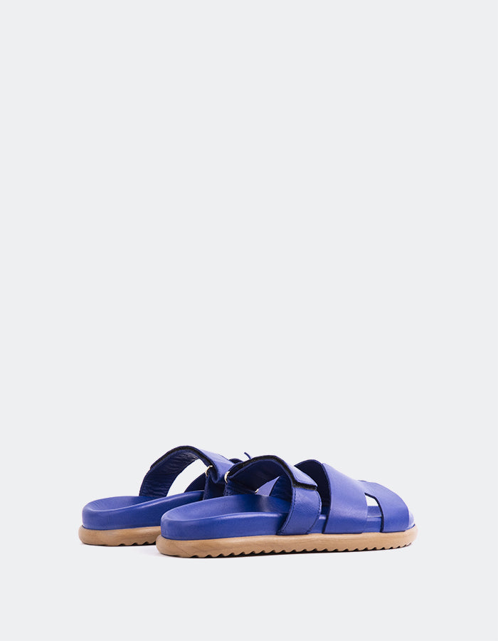 L'intervalle Gustave Bleu Cuir Bleu