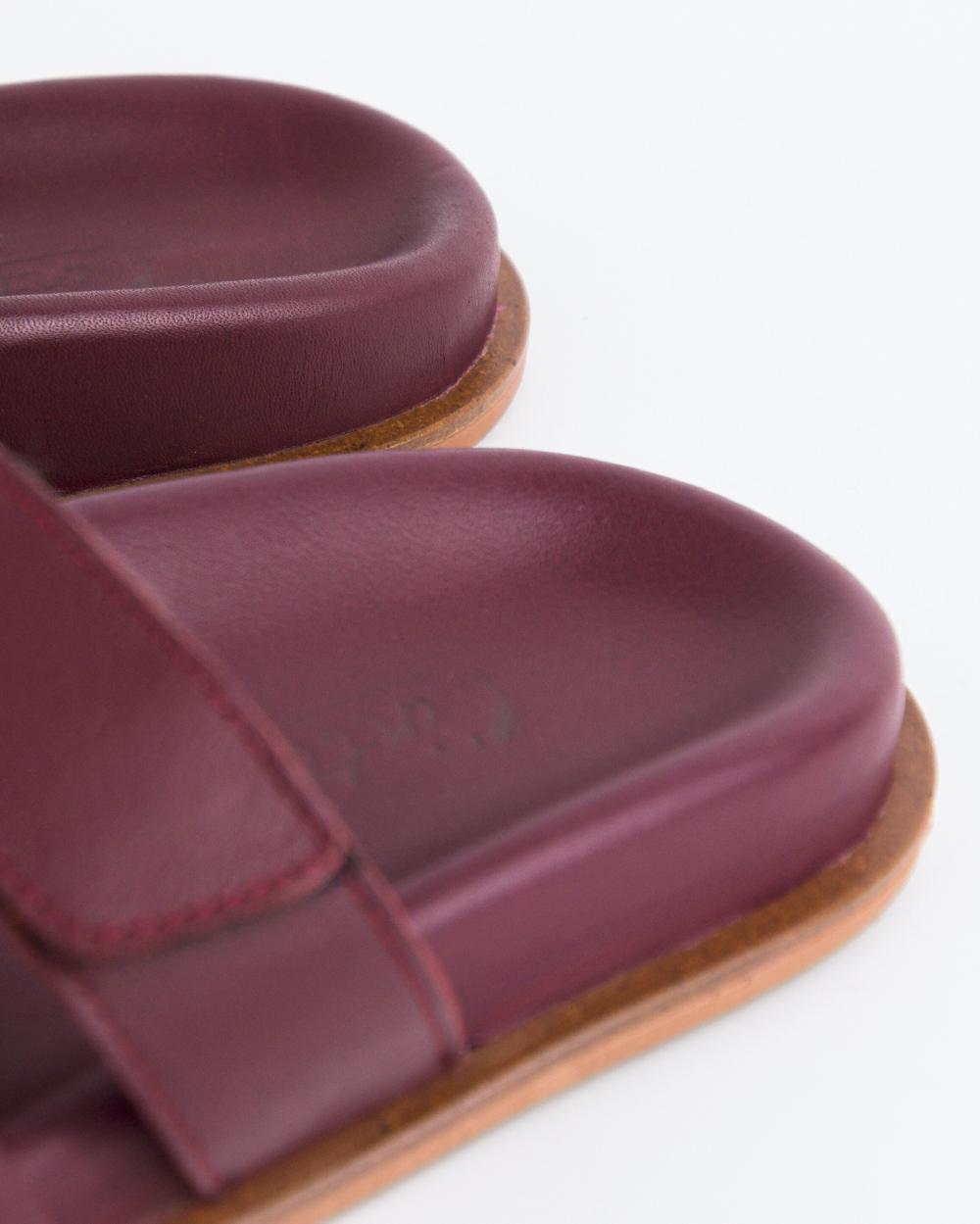 L'intervalle Gustave Bordeaux Cuir Rouge