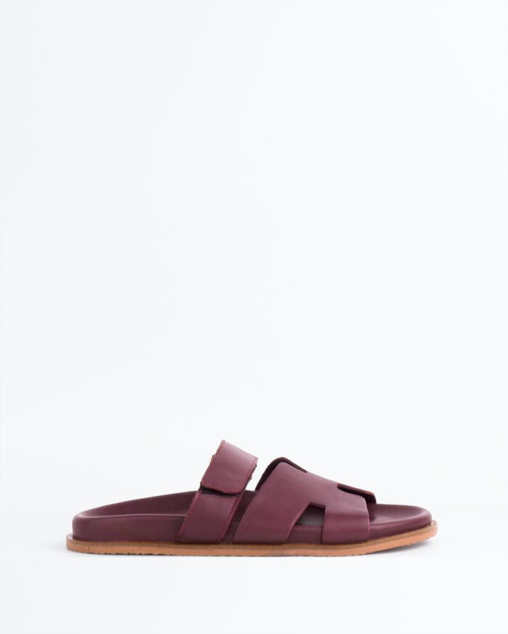 L'intervalle Gustave Bordeaux Cuir Rouge