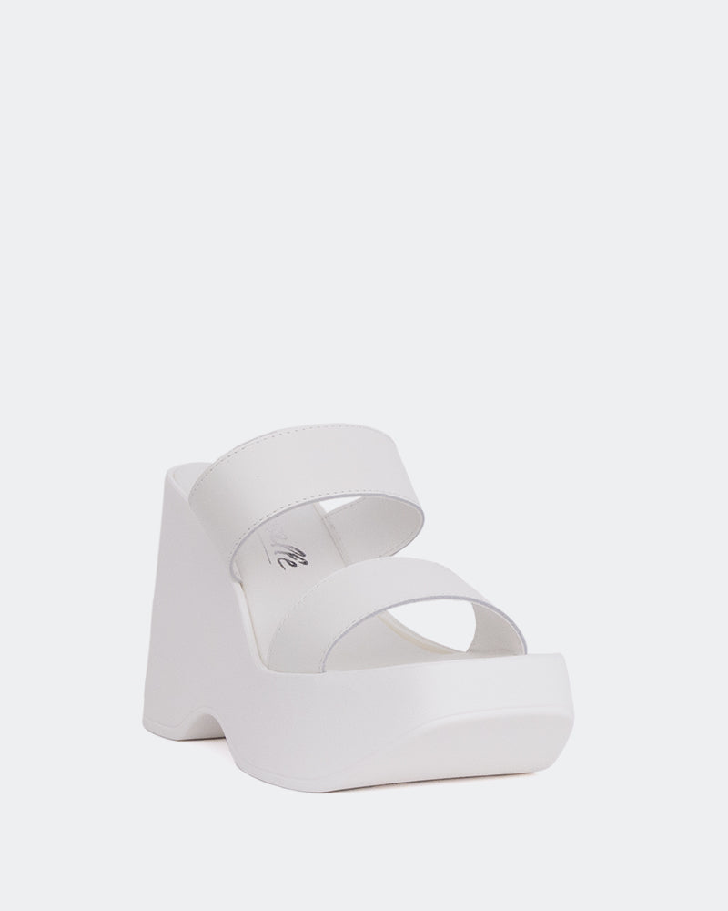 L'intervalle Hadid Blanc Cuir Blanc