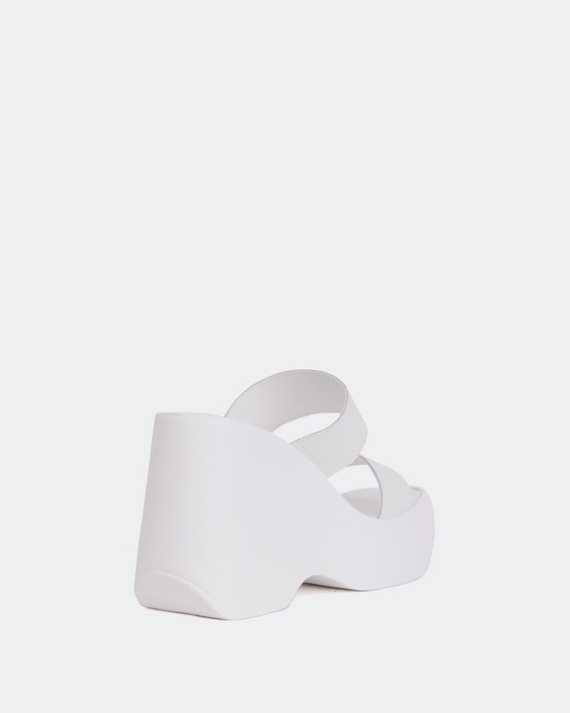 L'intervalle Hadid Blanc Cuir Blanc