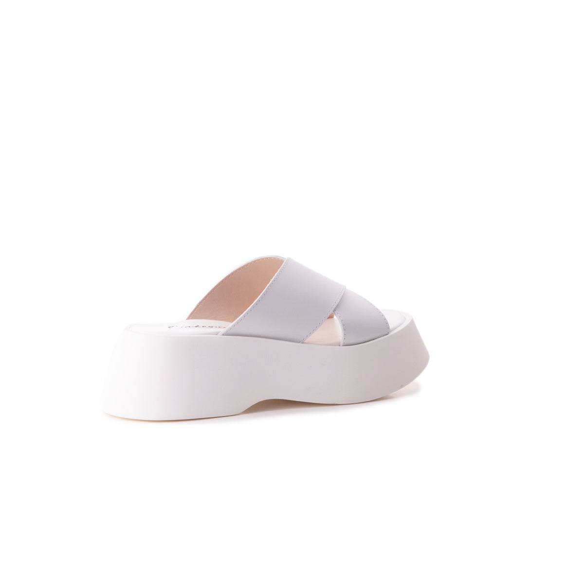 L'intervalle Hai Blanc Cassé Cuir Blanc