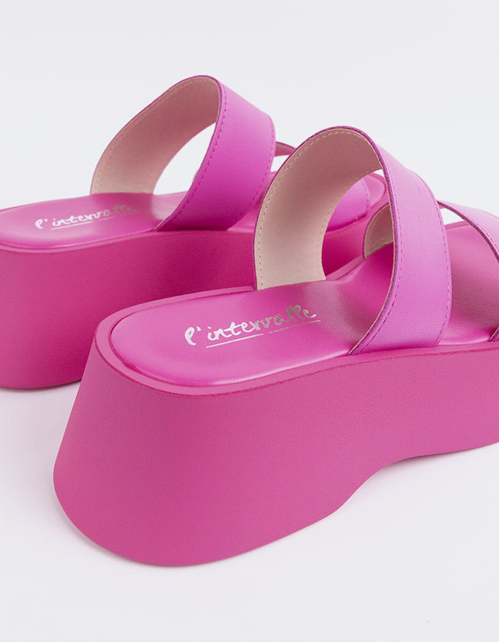 L'intervalle Happy Rose Cuir Rose