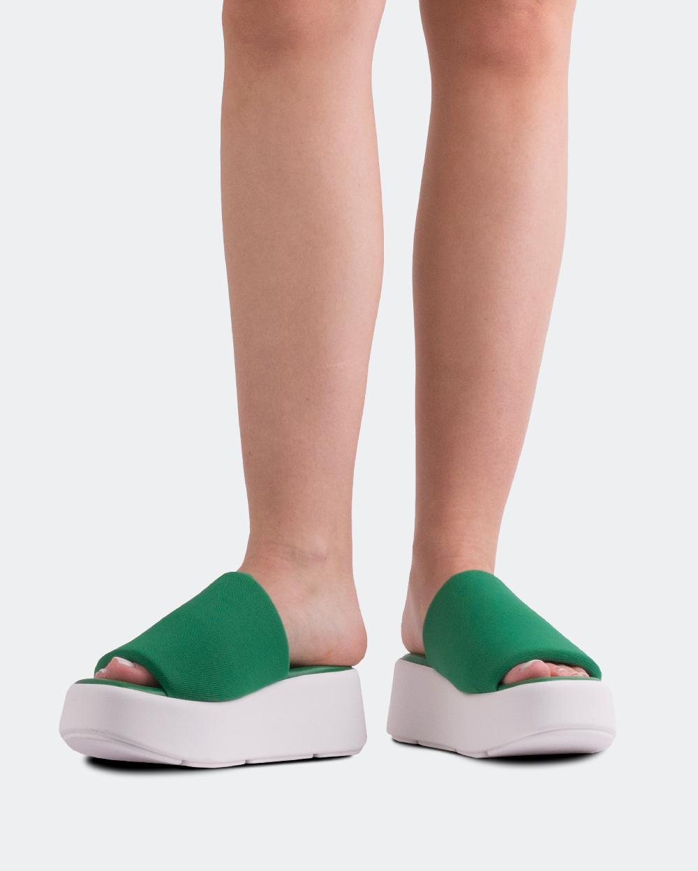 L'intervalle Harlow Vert Puff Vert