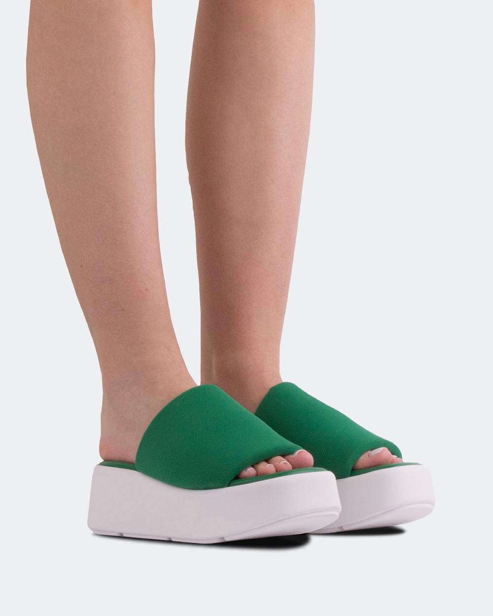 L'intervalle Harlow Vert Puff Vert