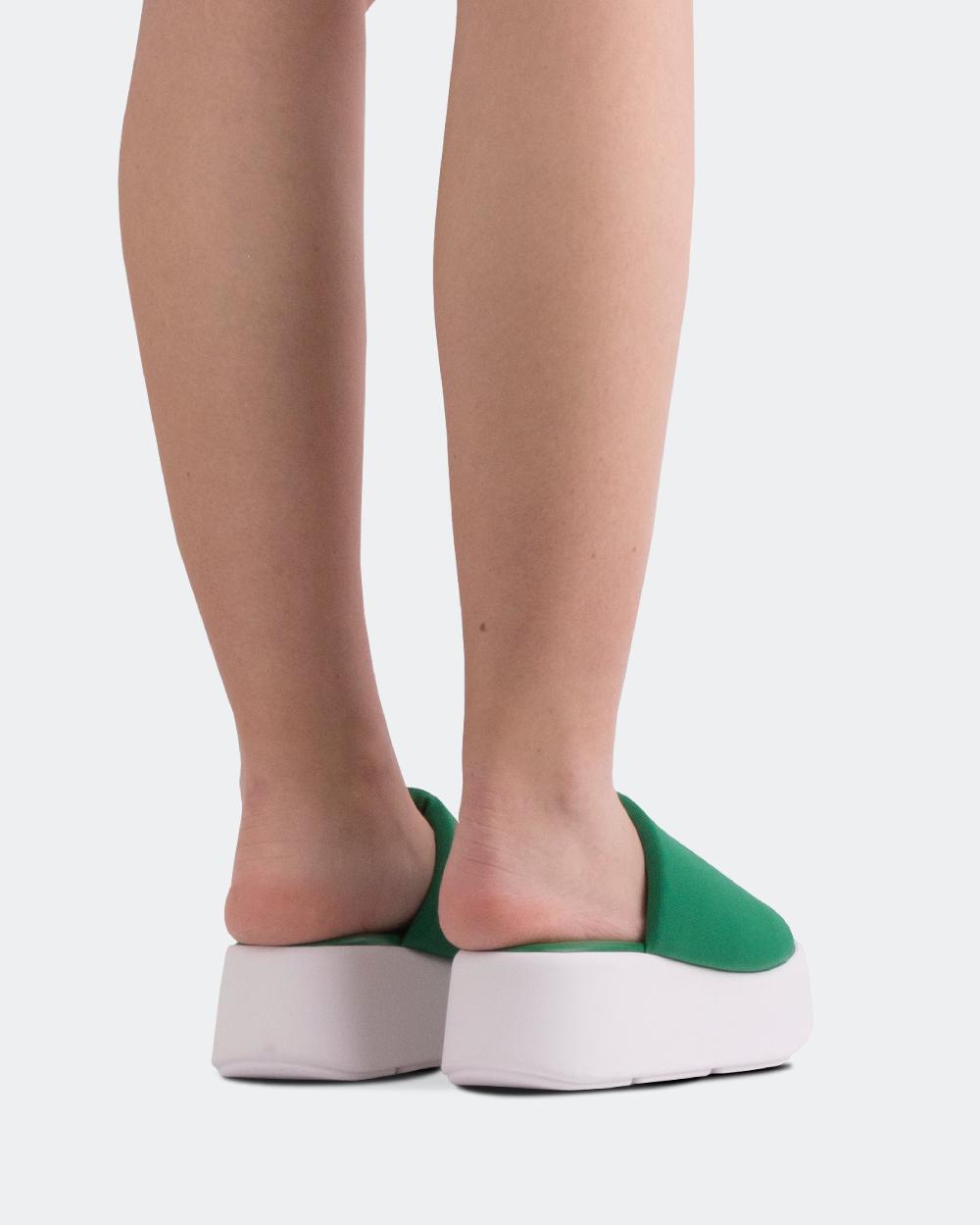 L'intervalle Harlow Vert Puff Vert